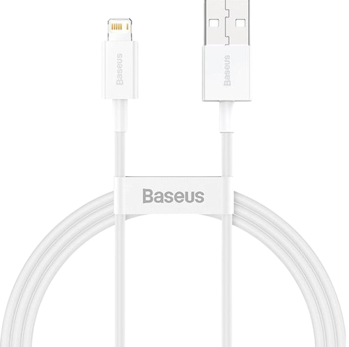 Кабель USB to Lightning Baseus Superior 2.4A 1m White